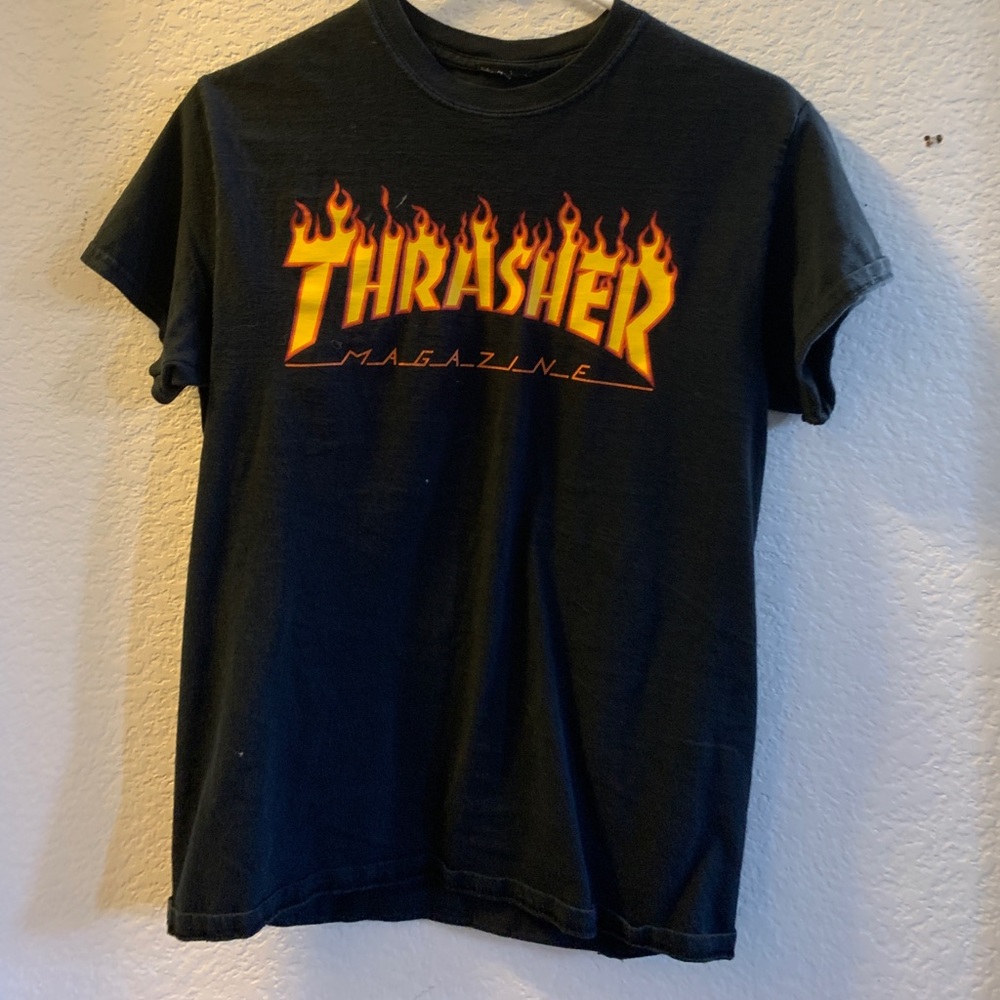 Thrasher flame shirt